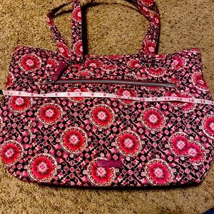 Vera Bradley Tote - Raspberry Medallion